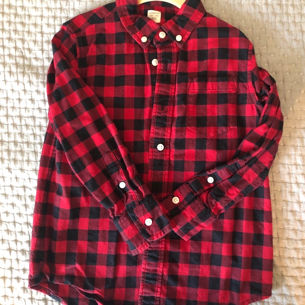 J Crew plaid shirt size 4/5